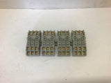 Relay Socket 300 Volt 15 Amp --Lot of 4