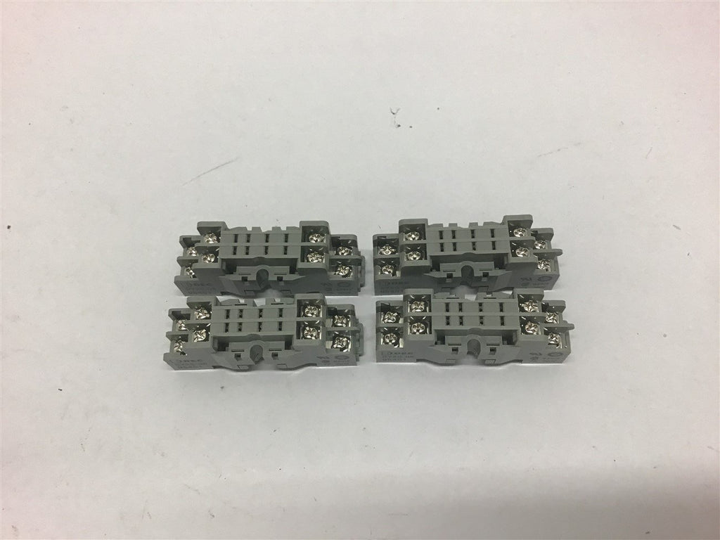 Idec SY2S-05 7 Amp 300 Volt Relay Socket--Lot of 4