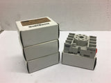 Dayton 5X852N 8 PIn 15 Amp 300 Volt Relay Socket--Lot of 4