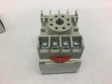 Dayton 5X852N 8 PIn 15 Amp 300 Volt Relay Socket--Lot of 4