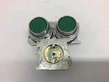 Green Pushbutton -Lot of 3