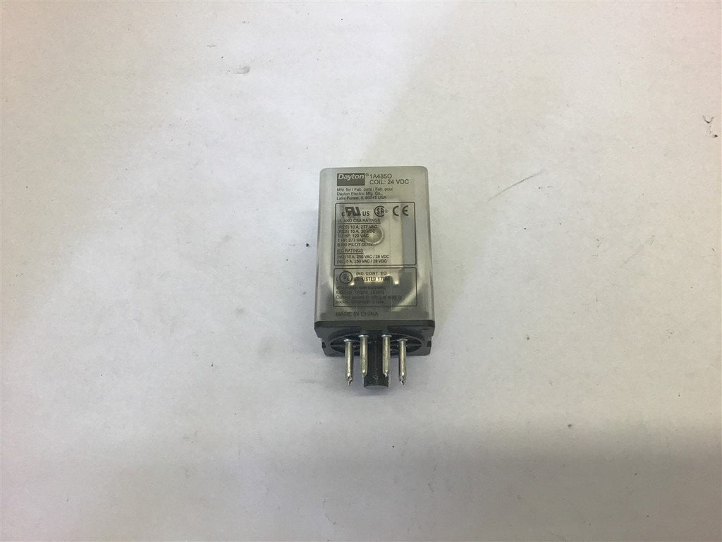 Dayton 1A4850 Relay 24 Vdc