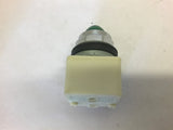 Square D 9001 KM1 Pilot Light Green