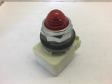 Square D 9001 KM1 Pilot Light Red