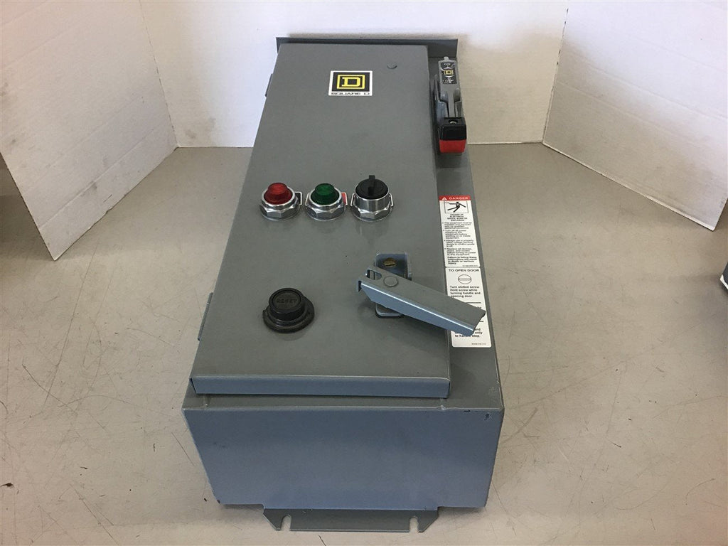 Square D 8539SBA52V84CF4P1P2T Combination Starter 30 Hp 460 Volts Type 12 3R