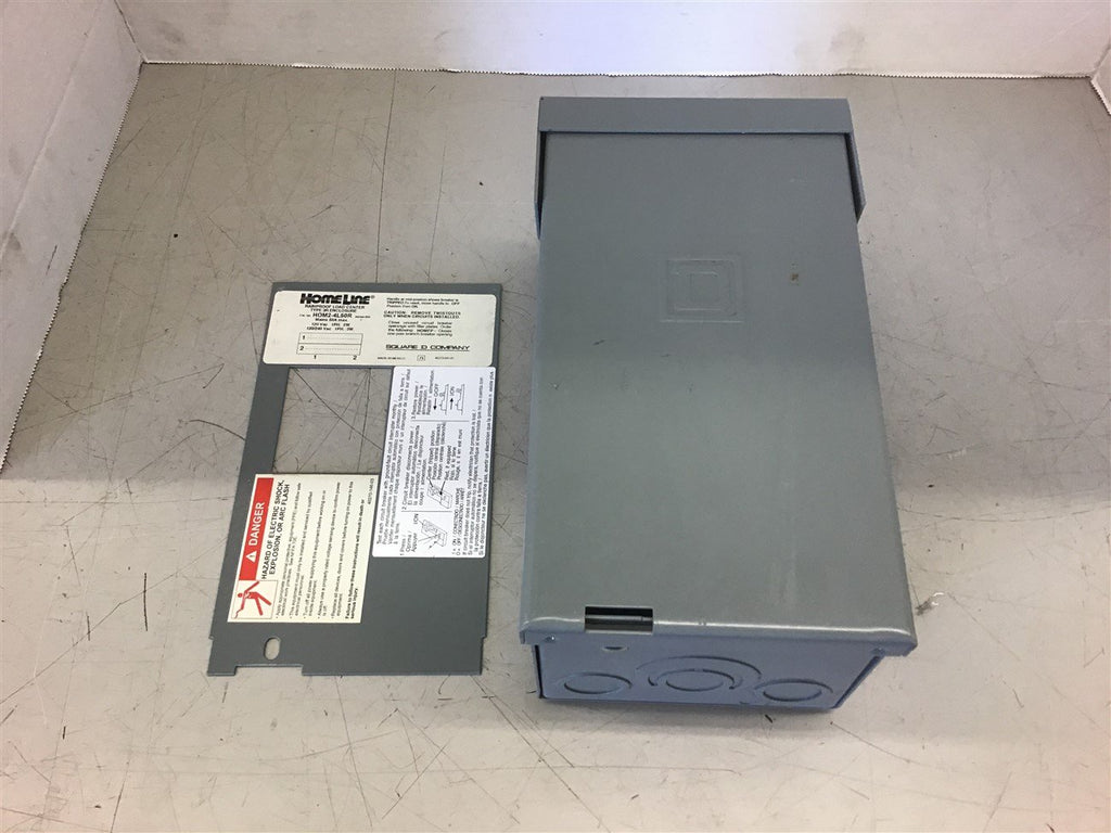Square D HOM2-4L50R Rainproof Load Center Homeline 3R 50 Amp