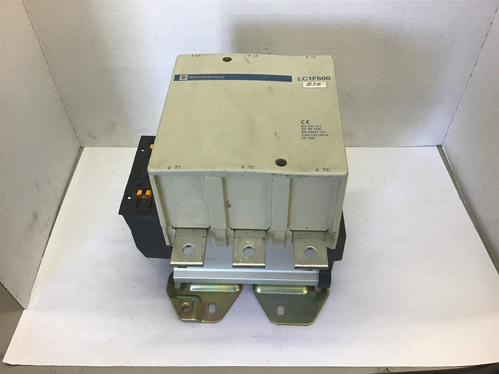 Telemecanique LC1F500 Contactor 480 Volt 400 HP 120 V Coil