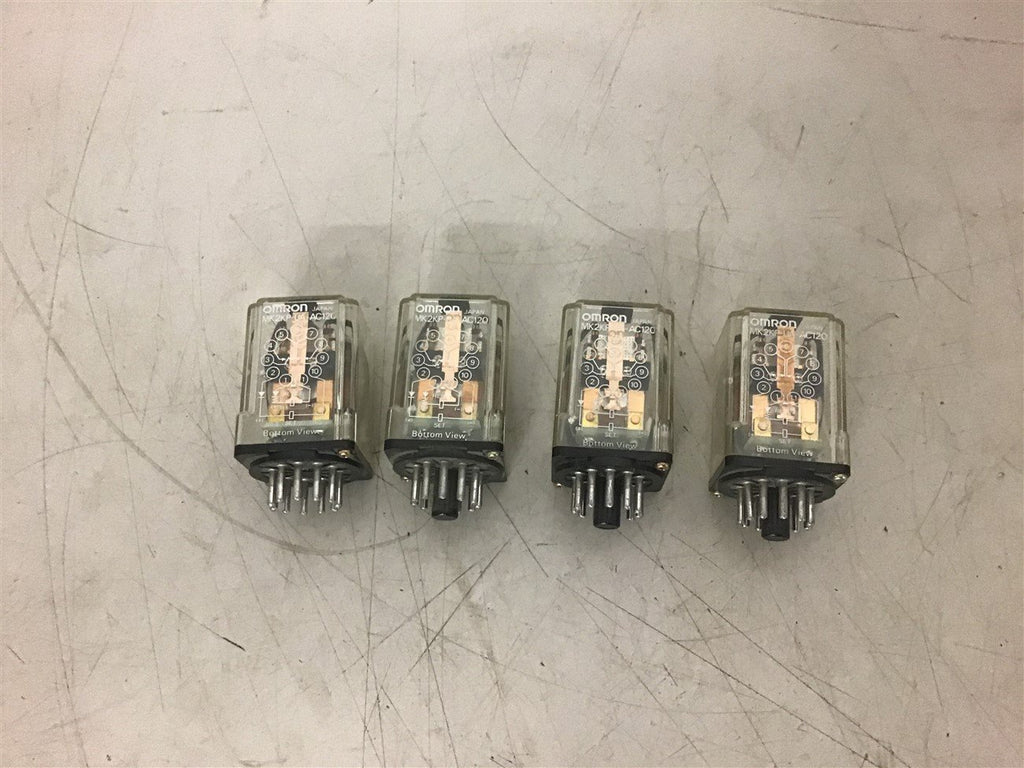 Omron MK2KP-UA-AC120 Relay --Lot of 4