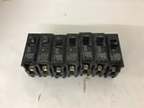 Siemens 1 pole 20 amp breakers type QP Circuit Breaker Lot of 7