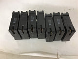 Siemens 1 pole 20 amp breakers type QP Circuit Breaker Lot of 7