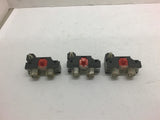 General Electric CR104P Contact Block --Lot of 3