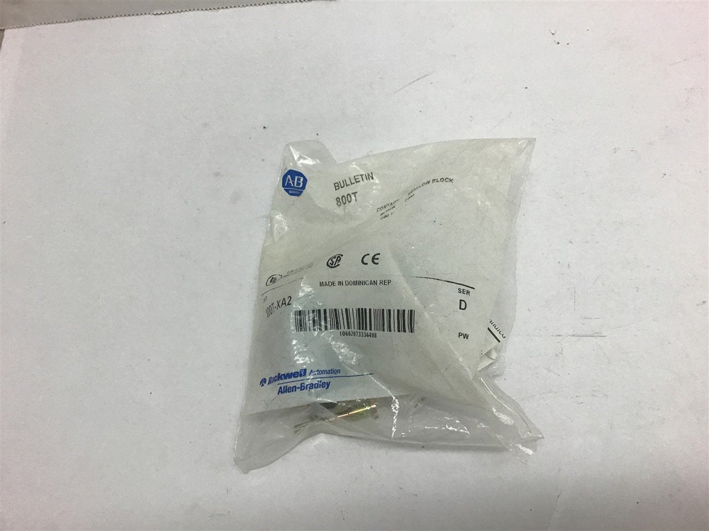 Allen Bradley 800T-XA2 Contact Block