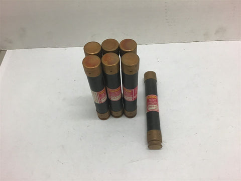 Fusetron FRS-R-1 6/10 Time Delay Fuse 1-6/10 Amp --Lot of 7