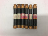 Fusetron FRS-R-3 Time Delay Fuse 3 Amp --Lot of 6