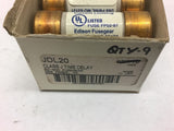 Edison JDL20 Time-Delay Fuse 20 Amp 600 Volt --Lot of 9