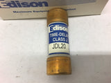 Edison JDL20 Time-Delay Fuse 20 Amp 600 Volt --Lot of 9