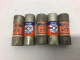 Amp-Trap AJT30 Time Delay Fuse 30 Amp 600 Vac --Lot of 5