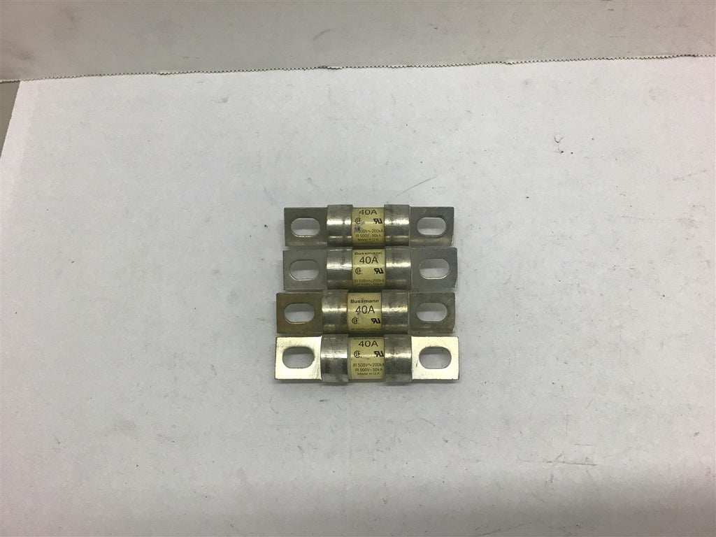 Bussmann FWH-40B 40 Amp Fuse --Lot of 4