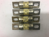Bussmann FWH-40B 40 Amp Fuse --Lot of 4