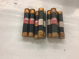 Fusetron FRS-R-60 Dual-Element 60 Amp 600 Volt Fuse--LOT OF 9
