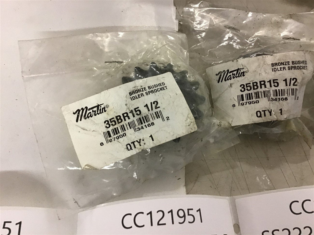 Martin 35BR15 1/2 Idler Sprocket Lot of 3