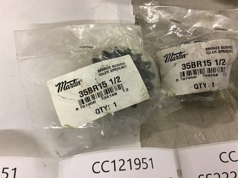 Martin 35BR15 1/2 Idler Sprocket Lot of 3