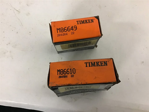 Timken M86649 & M86610 Cup & Cone Tapered Roller Bearing