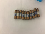 Fusetron FRN-R-12 Time Delay Fuse 12 Amp 250 Vac --LOT OF 10