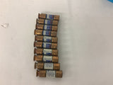 Fusetron FRN-R-12 Time Delay Fuse 12 Amp 250 Vac --LOT OF 10