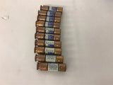 Fusetron FRN-R-12 Time Delay Fuse 12 Amp 250 Vac --LOT OF 10