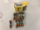 Fusetron FRN-R-5 Time Delay 5 Amp 250 V Fuse--LOT OF 10