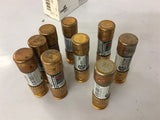 Bussmann Fusetron FRN-R-10 dual element Fuse Lot of 9 10 Amp