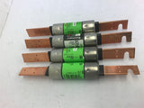 Fusetron FRS-R-90 Fuse 90 Amp 600 Vac --Lot of 4