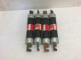 Fusetron FRS-R-100 Time Delay 100 Amp 600 Volt Fuse --Lot of 4