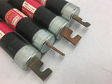 Fusetron FRS-R-100 Time Delay 100 Amp 600 Volt Fuse --Lot of 4