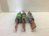 Fusetron FRS-R-90 Time -Delay Fuse 90 Amp 600 Volt--Lot of 3