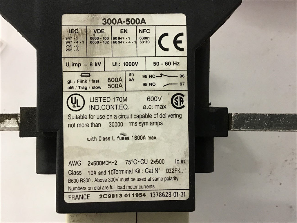 Telemecanique LR9 F 7379 Thermal Overload Relay