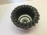 CarQuest 09135 4" DIA Single and Double Row Knotted Wire Brush