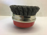 CarQuest 09135 4" DIA Single and Double Row Knotted Wire Brush