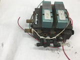 Numatics 152SA400K Solenoid Valve Mounted on Block 110-120 Volt Coil