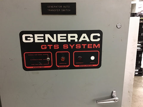 Generac GTS System 90A01656-W 120/208 Volts