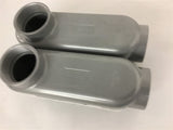 E491006 2" LB Conduit Body Lot of 2