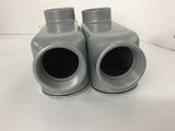 E491006 2" LB Conduit Body Lot of 2