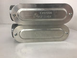 E491006 2" LB Conduit Body Lot of 2