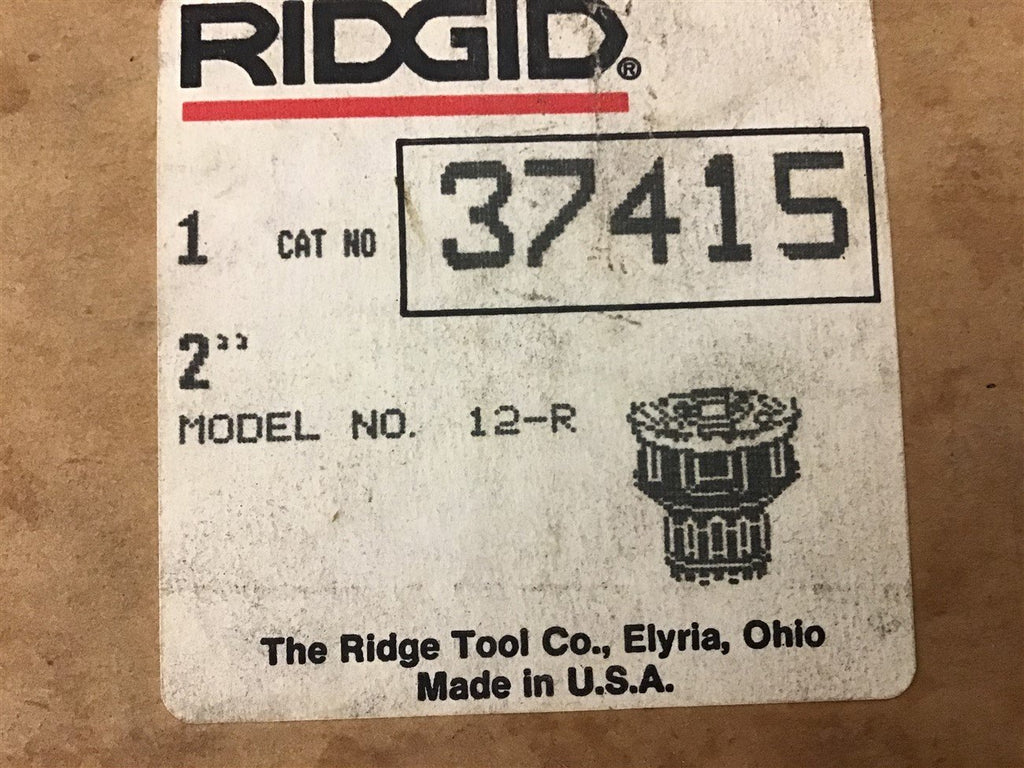 Ridgid 37415 12R 2" Die Head Ratchet Hand Pipe Threader