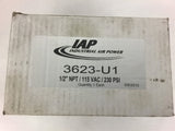 IAP 3623-U1 Drain Valve 1/2" NPT 115 Vac 230 PSI