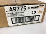 GE 49775 232-MAX-H/ULTRA Fluorescent Ballast 120-277 Volts Lot of 10