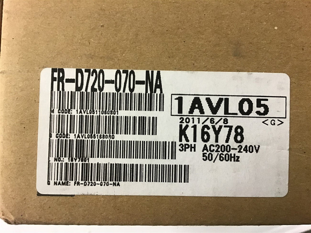 Mitsubishi FR-D720-070-NA Compact Size Inverter