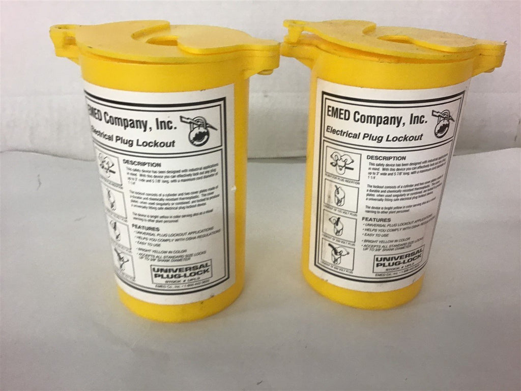 Emed Company Electrical Plug Lockout Lot of 2