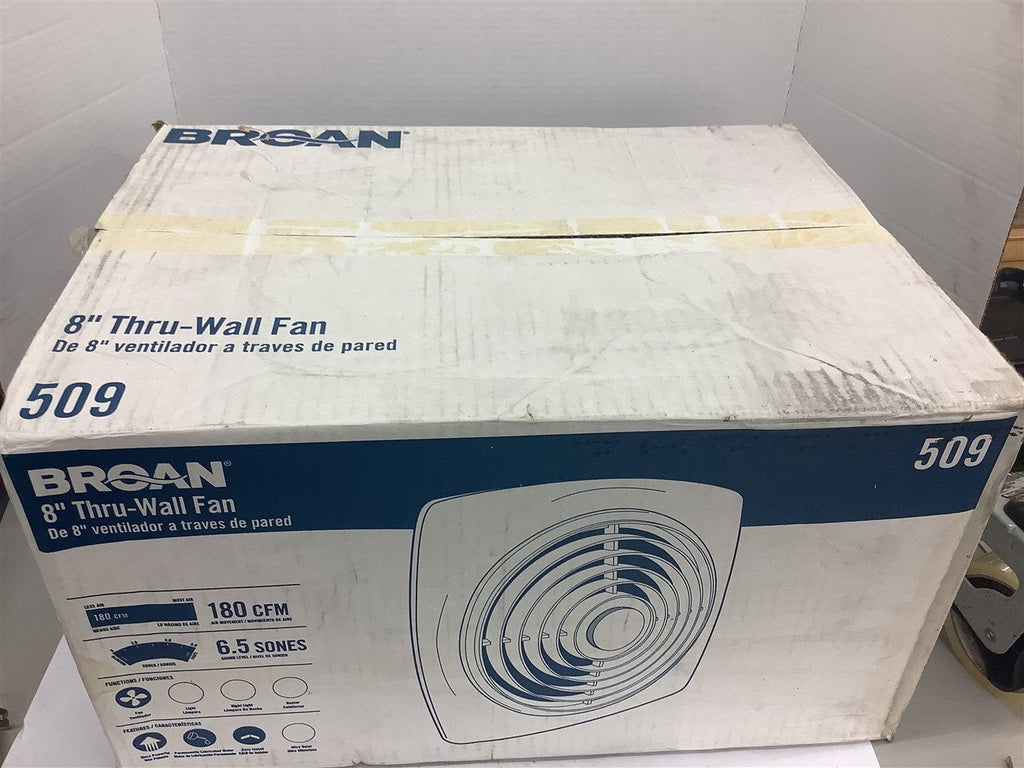 Broan 509 8" Thru-Wall Fan 180 CFM